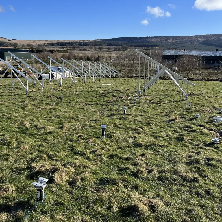 Ground-mounted solar panels | Sustainable foundations and mounting systems