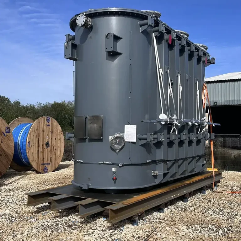 Transformer | Screw pile foundations | BESS Project in the UK
