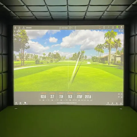 golf simulator screen | ground screws