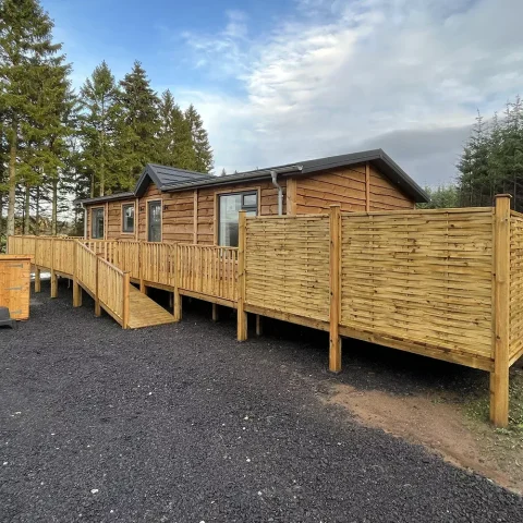 Thirlestane Castle log cabins | Foundations by RADIX