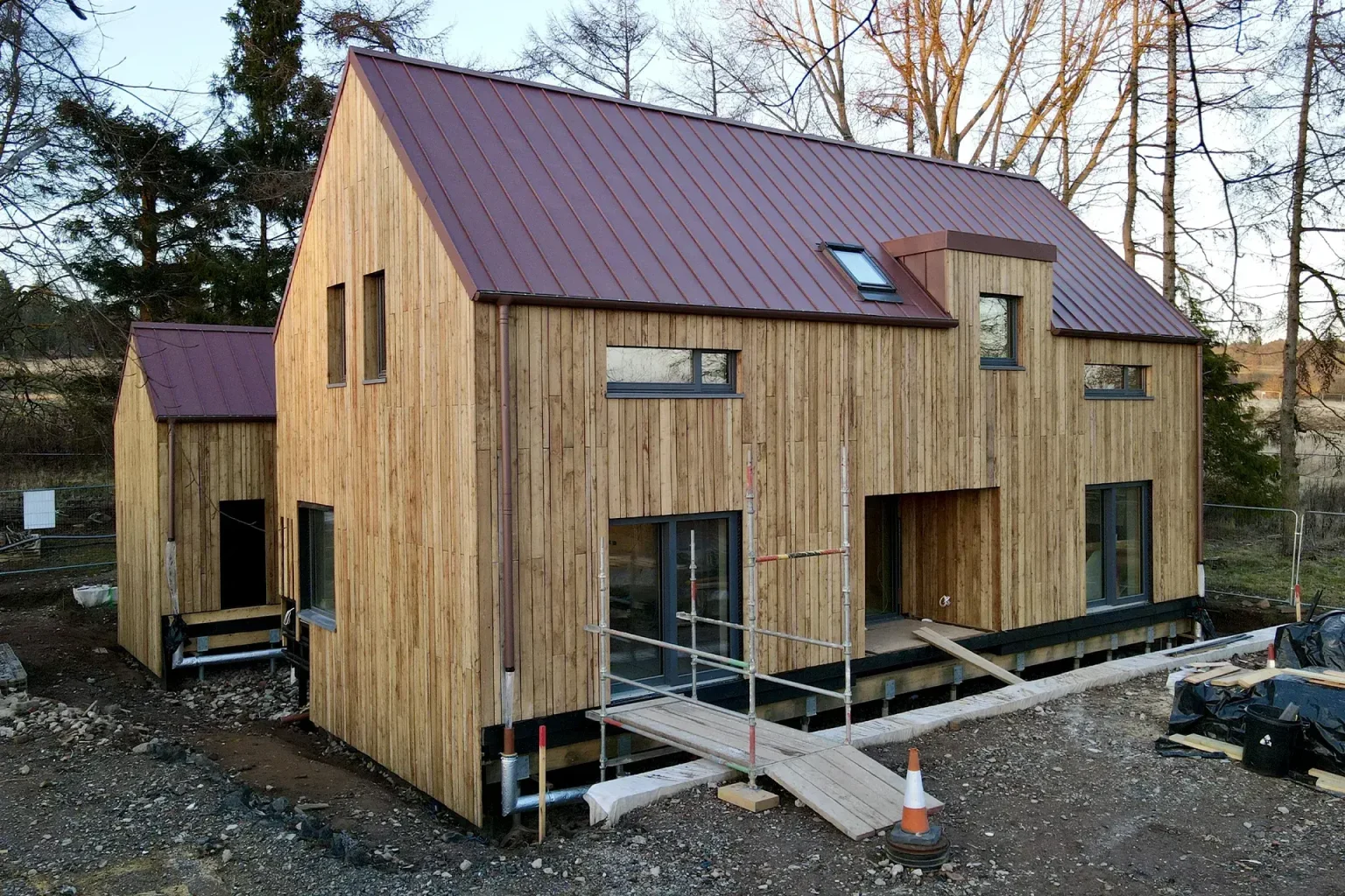 Eco-friendly house | sustainable screw pile foundations | RADIX