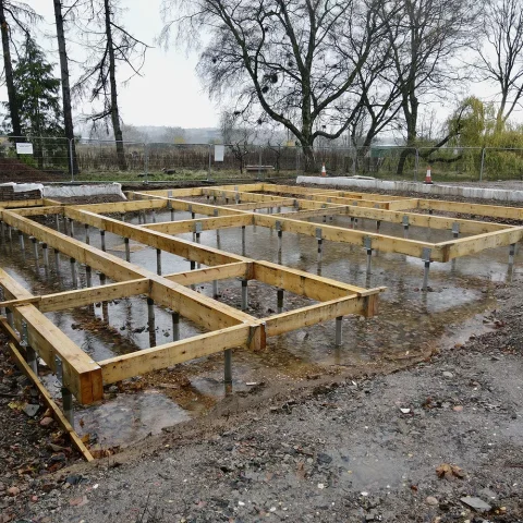 Eco building | foundations and bespoke timber subframe