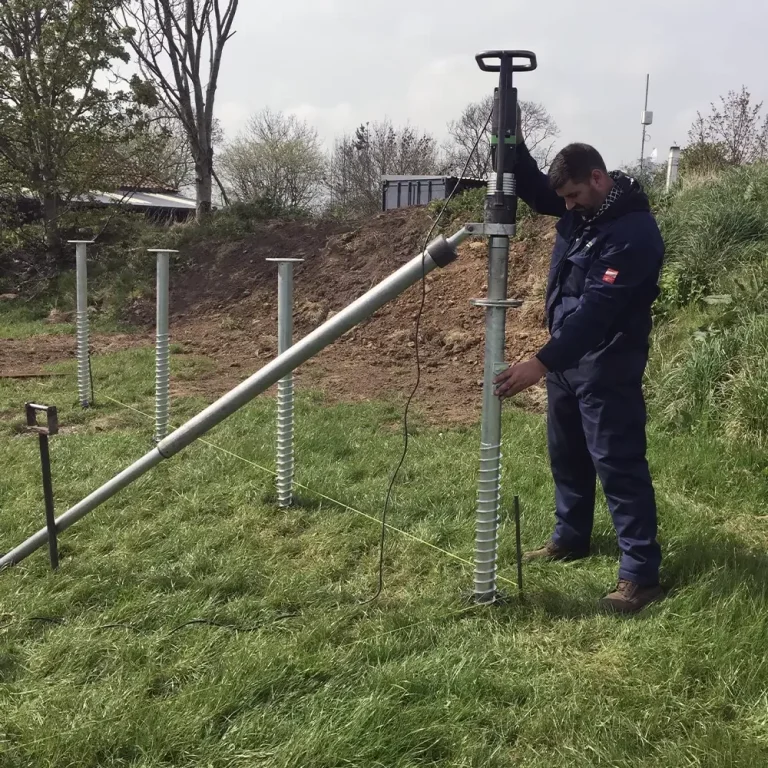 Ground screw installations | Bothies, cabins and garden rooms
