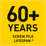 76mm screw pile | Lifespan