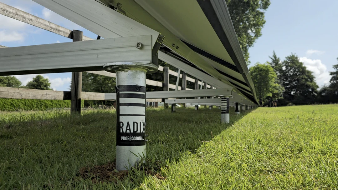 RADIX SolarTripod ground-mounted solar panels