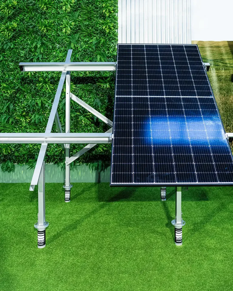 Ground mounted solar | RADIX SolarMount racking system