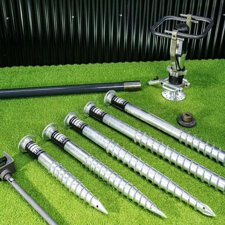 Ground screw starter kit