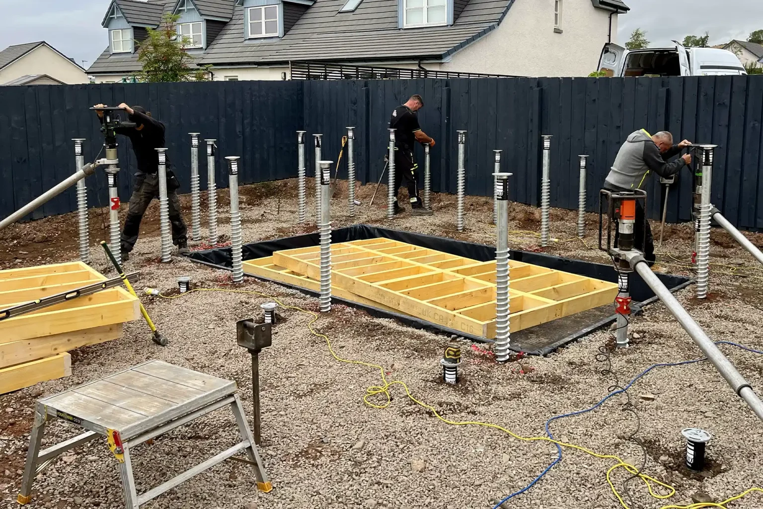 Foundations for private projects | Professional ground screw installations